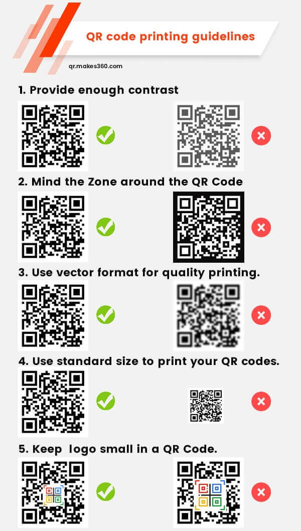 qr code printing guidelines